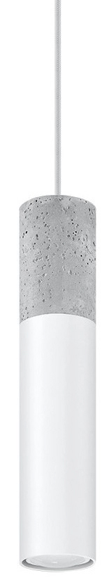 Lampa wisząca BORGIO 1 biały – grafika-1.