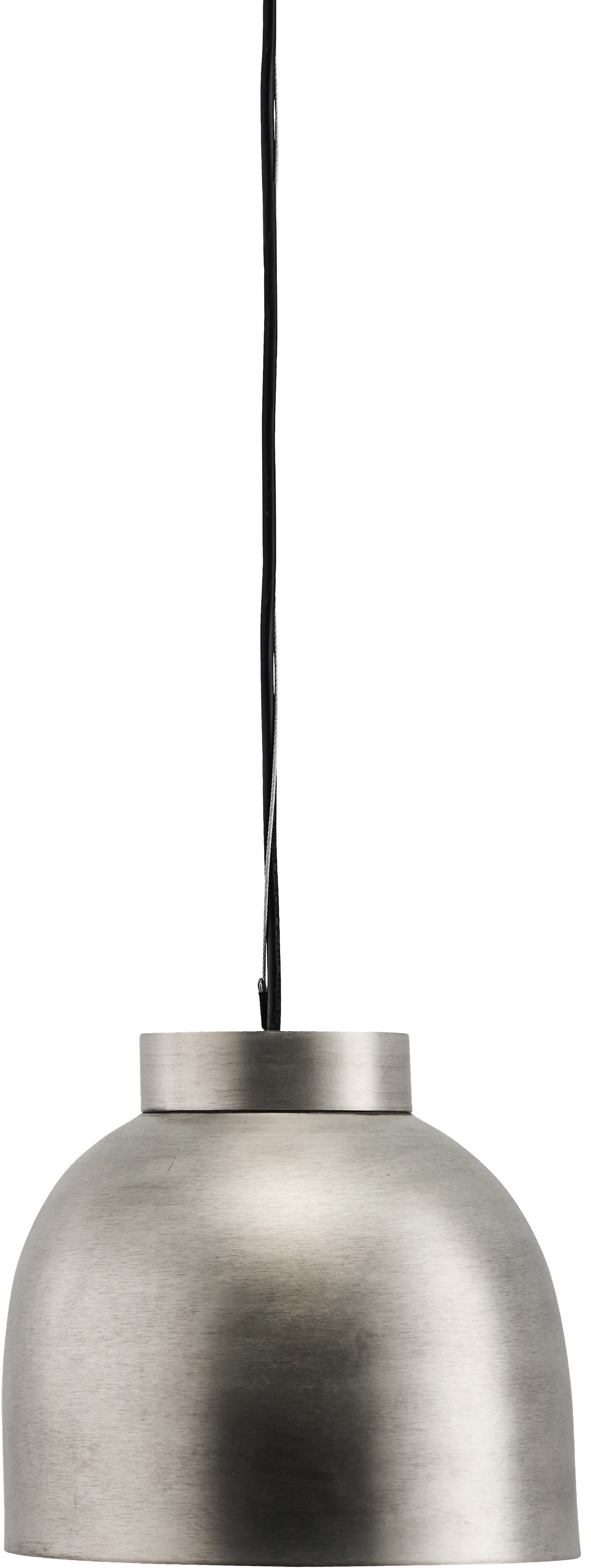 Lampa wisząca Bowl ∅35x26 cm szara – obraz-1