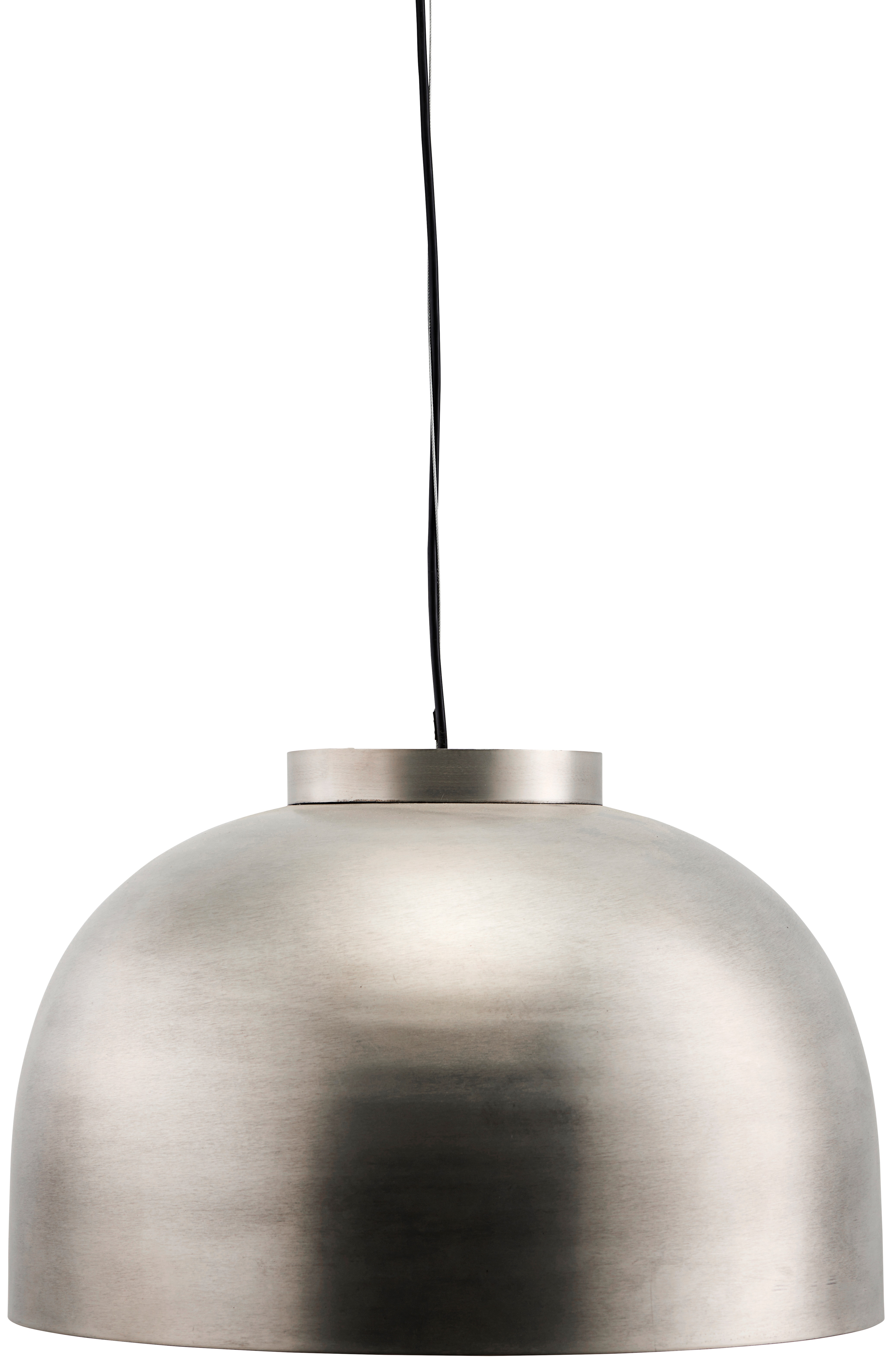 Lampa wisząca Bowl Ø50 cm srebrna – obraz-1
