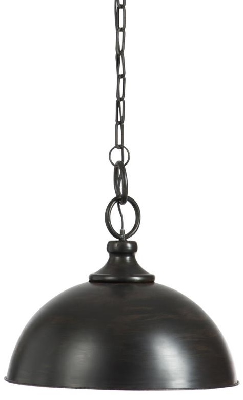 Lampa wisząca Checchi Ø41x120 cm czarna – obraz-1