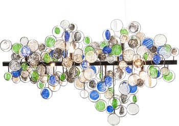 Lampa wisząca Clouds Colore 102x61 cm kolorowa – grafika-1.