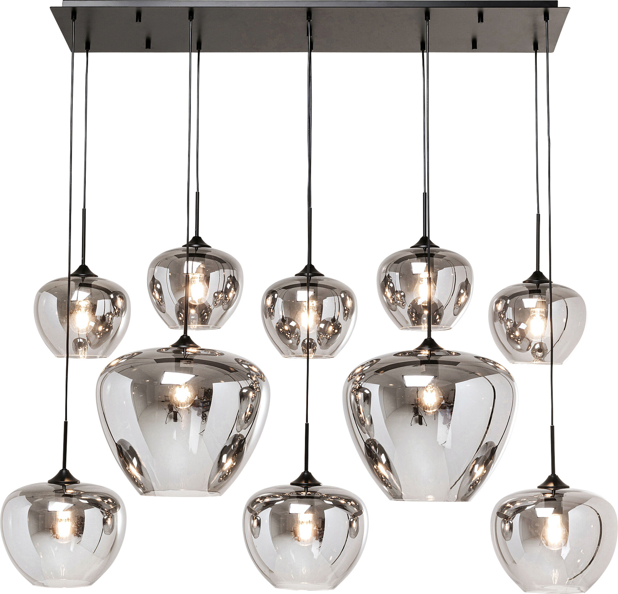 Smoke Sphere Függőlámpa 160cm – kép-1.