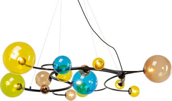 Boa Vista Színes Függőlámpa Ø150cm – kép-1.