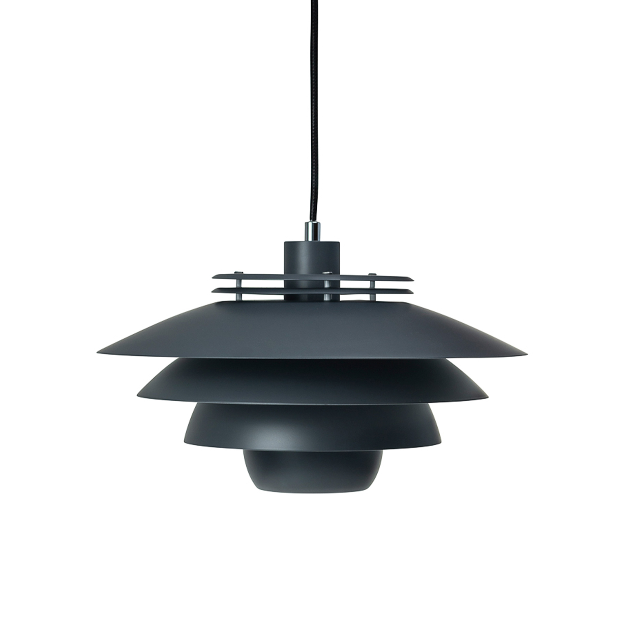 Lampa wisząca Ejka ciemnoszara z metalowym wykończeniem i nowoczesnym stylem – grafika-1.