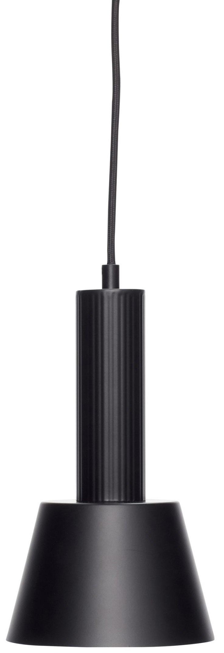 Lampa wisząca metalowa czarna Ø15x26 cm – obraz-1