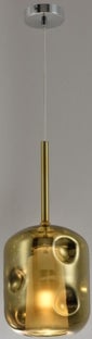 Lampa wisząca Euforia No.3 Ø20x150 cm złota – obraz-1