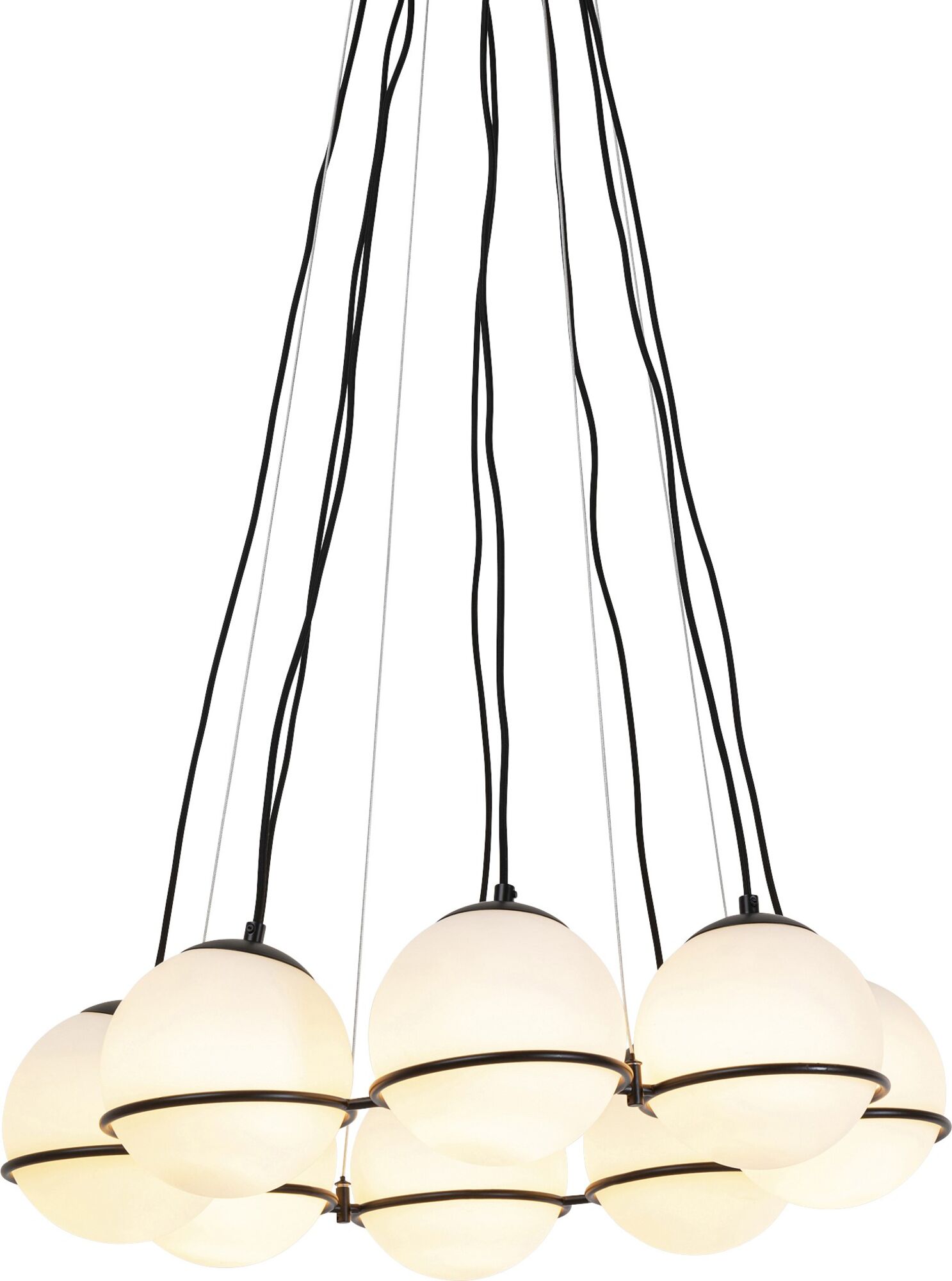 Globes Függőlámpa Fekete Ø71Cm – kép-1.