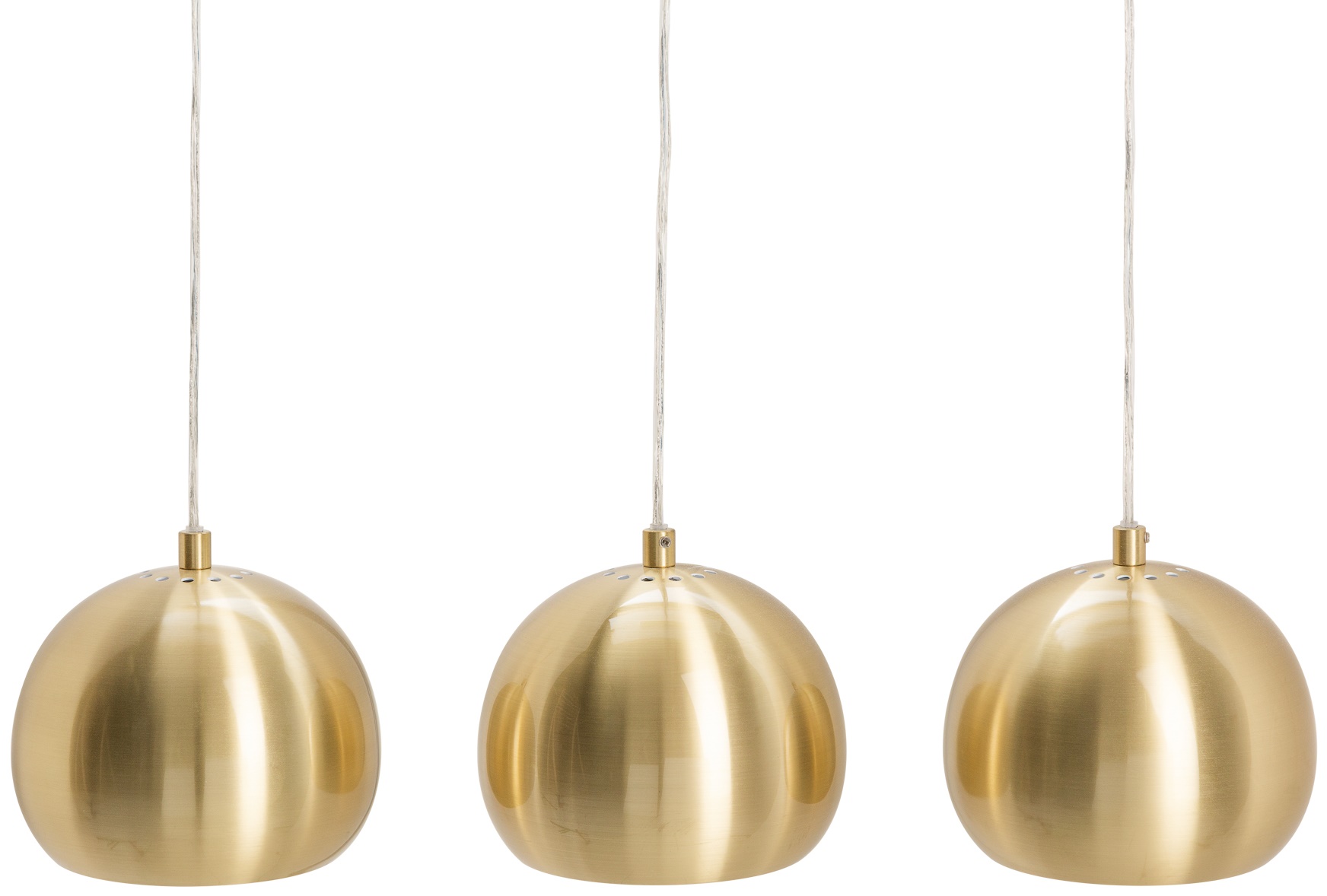 Lampa wisząca Golden Ball z regulowanym kloszem w złotym kolorze – grafika-1.