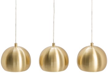 Lampa wisząca Golden Ball w stylu nowoczesnym z mosiądzu o złotym kolorze – grafika-1.