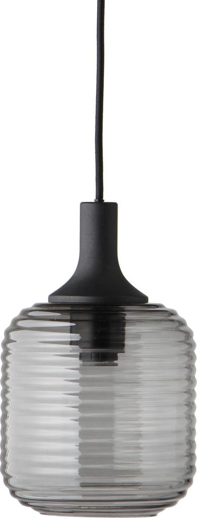 Lampa wisząca Honey Ø26 cm transparentna przydymiona – obraz-1