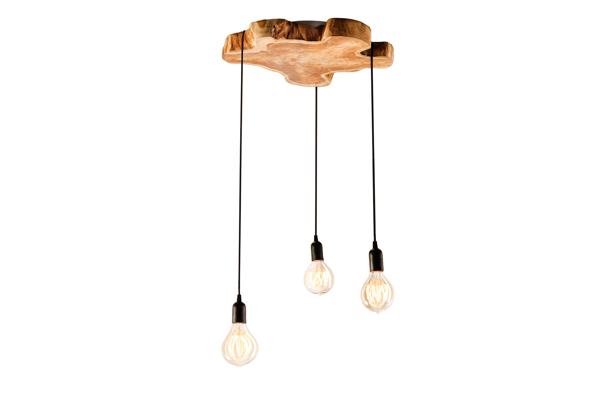 Lampa wisząca HYPNOTIC 50 cm drewno longan naturalne – grafika-1.