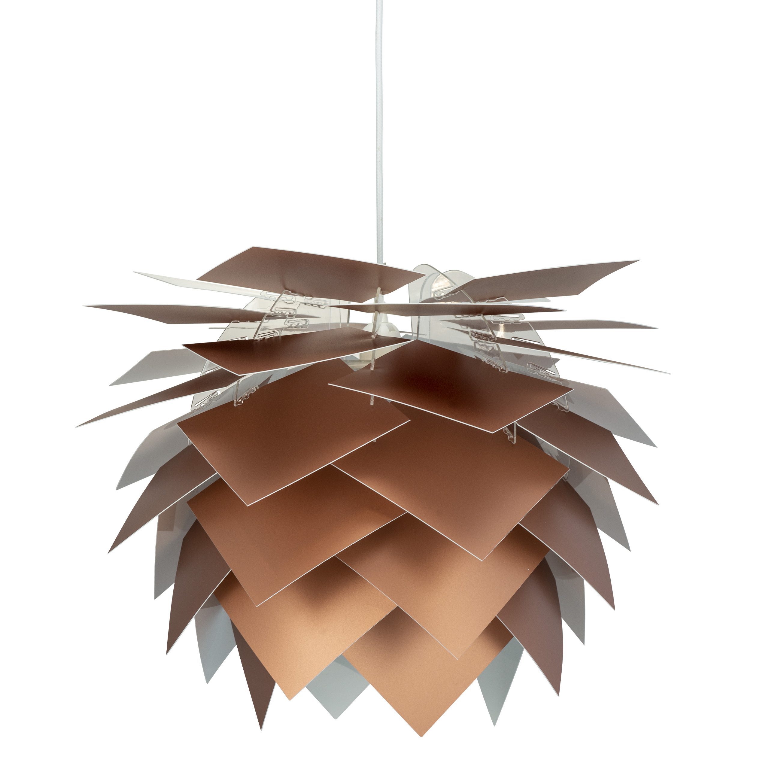 Średnia lampa wisząca Illumin Copper Look w stylu nowoczesnym – grafika-1.