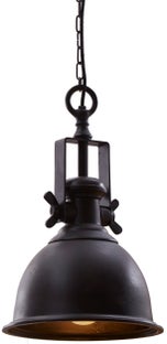 Lampa wisząca postarzana czarna Ø29x45 cm – grafika-1.
