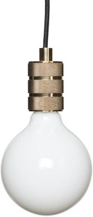 Lampa wisząca z mosiądzu złota Ø5x7 cm – obraz-1
