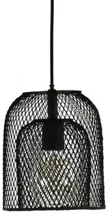 Lampa wisząca Kabu Ø19x22 cm czarna – obraz-1