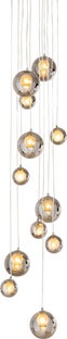 Lustra Symphony 12xG9 200 cm gri – imagine-1.