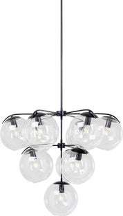 Taklampe Pendel Lasmina 10 Glasskupler i Klase – bilde-1.