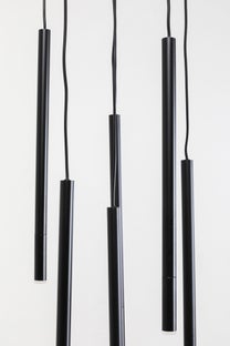 Viseća Lampa Living Vegas Round Crna – slika-1.