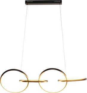 Lustra LED Galaxy Negru 155 cm – imagine-1.