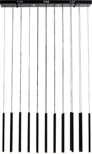 Matt Fekete Living Vegas Függőlámpa Led 120Cm – kép-1.