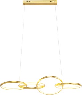 Lustra LED Galaxy Auriu 155 cm – imagine-1.