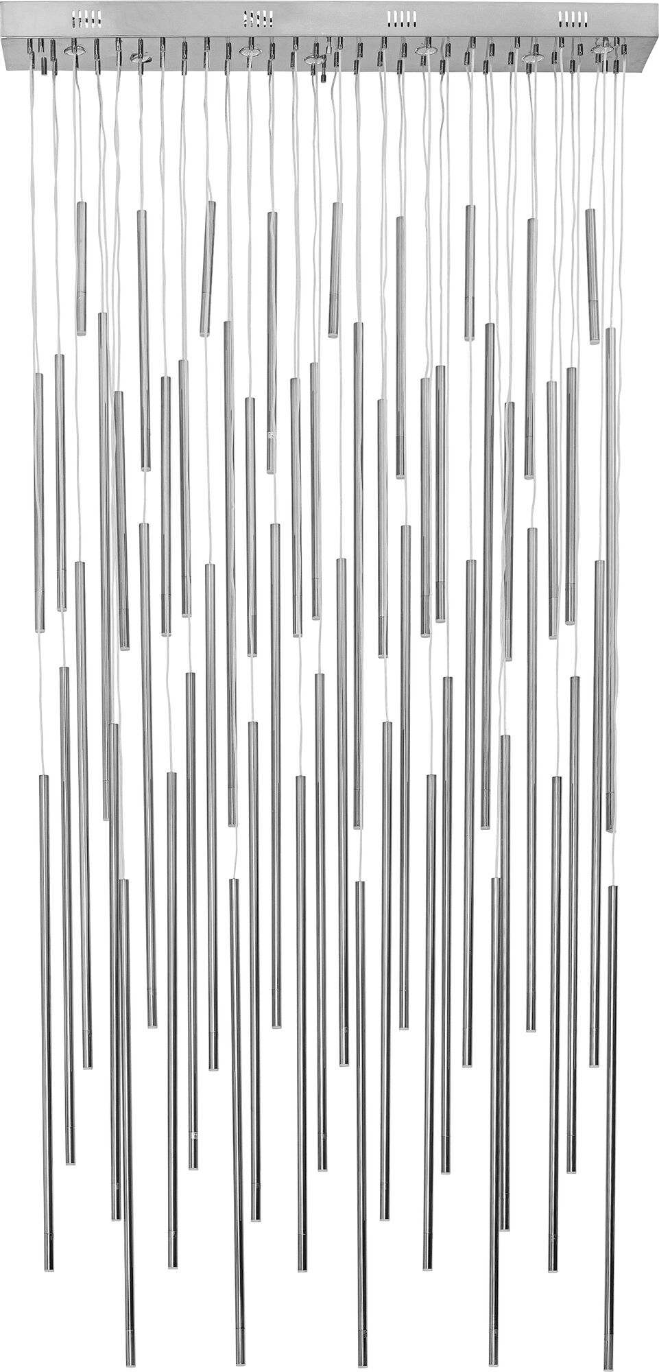 Lampa wisząca Living Vegas Deluxe LED 154x320 cm srebrna – grafika-1.