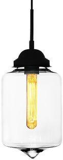 Lampa wisząca London Loft No. 2 transparentna – obraz-1