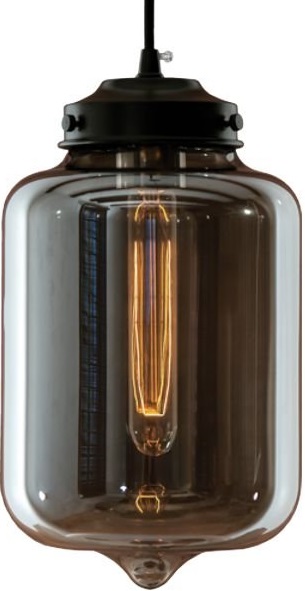 Lampa wisząca London Loft No. 2S przydymiona – obraz-1