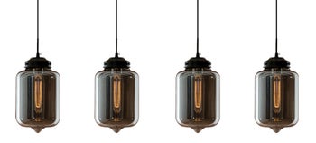 Lampa wisząca London Loft No.2 CL4 S 150 cm czarna – obraz-1