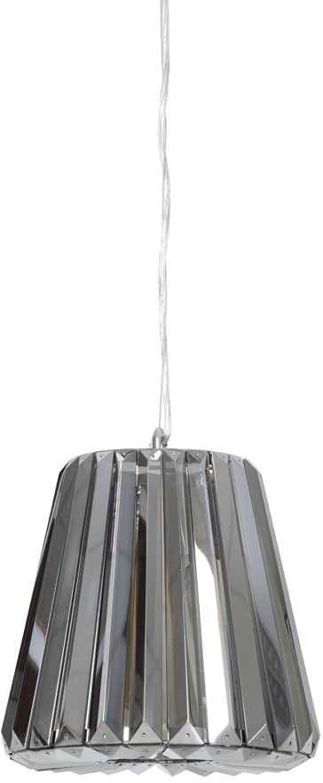 Lampa wisząca Maddox Ø26x25 cm przydymiona – obraz-1
