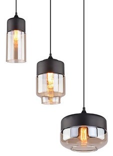 Lampa wisząca Manhattan Chic Mix No.1 CL3 76x130 cm czarna – obraz-1