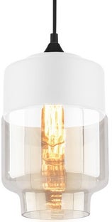 Lampa wisząca Manhattan Chic No. 2 biała – obraz-1