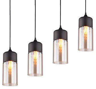 Lampa wisząca Manhattan Chic No.7 102x130 cm czarna – obraz-1