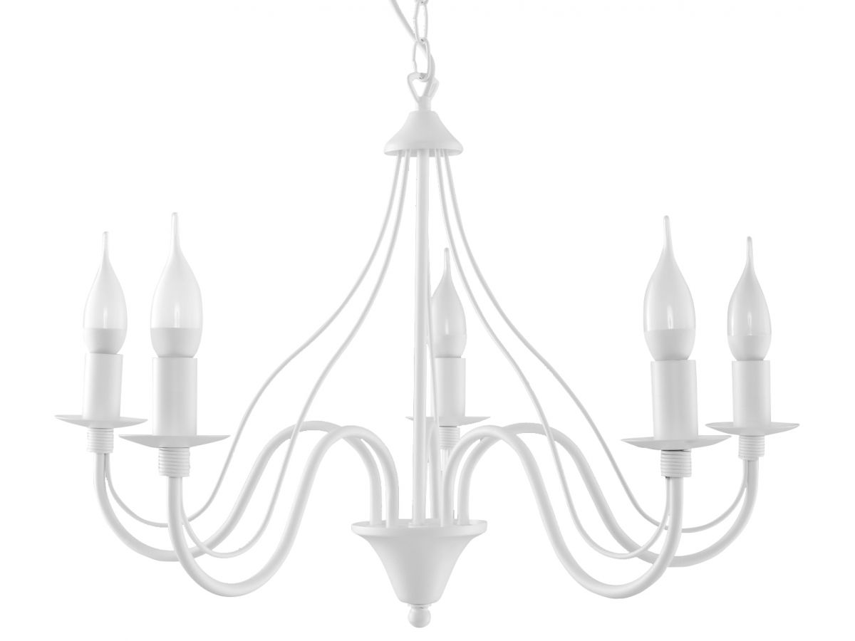 Żyrandol MINERWA 5 biały – grafika-1.