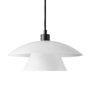 Lampa wisząca Norup D28 szklana w opalowym kolorze w nowoczesnym stylu – grafika-1.