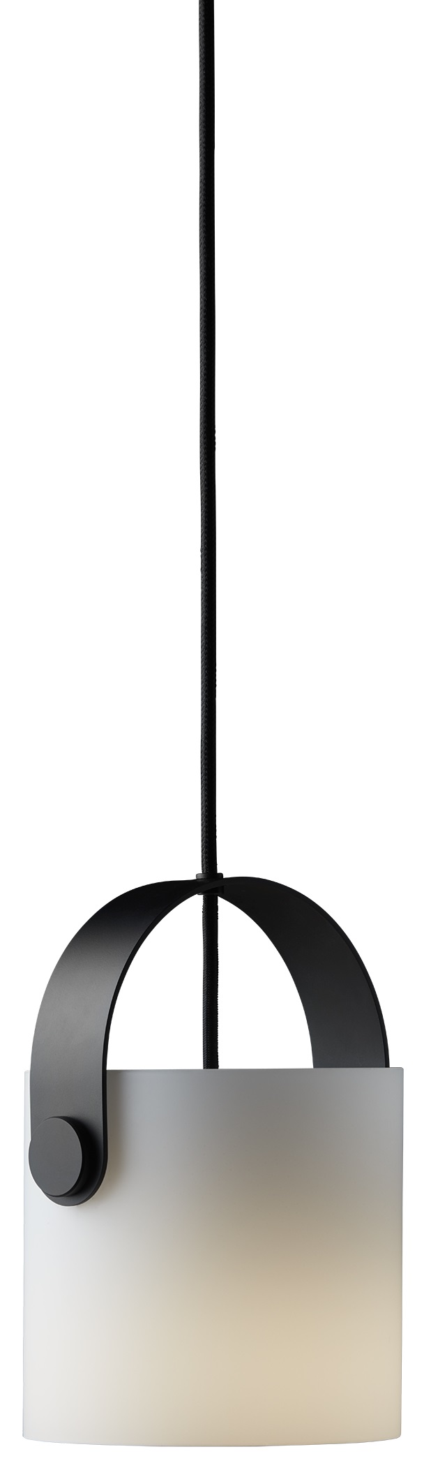 Lampa wisząca Ootg ∅17x16 cm mleczna – obraz-1