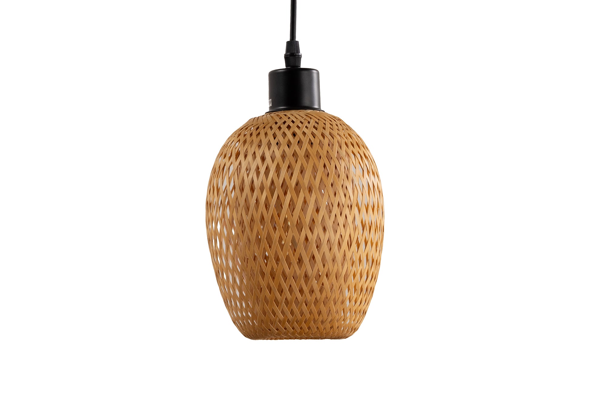 Lampa wisząca ORGANIC LIVING 20 cm bambus naturalny – grafika-1.