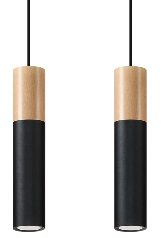 Lampa wisząca PABLO 2 czarna – grafika-1.