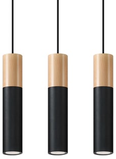 Lampa wisząca PABLO 3L czarna – grafika-1.