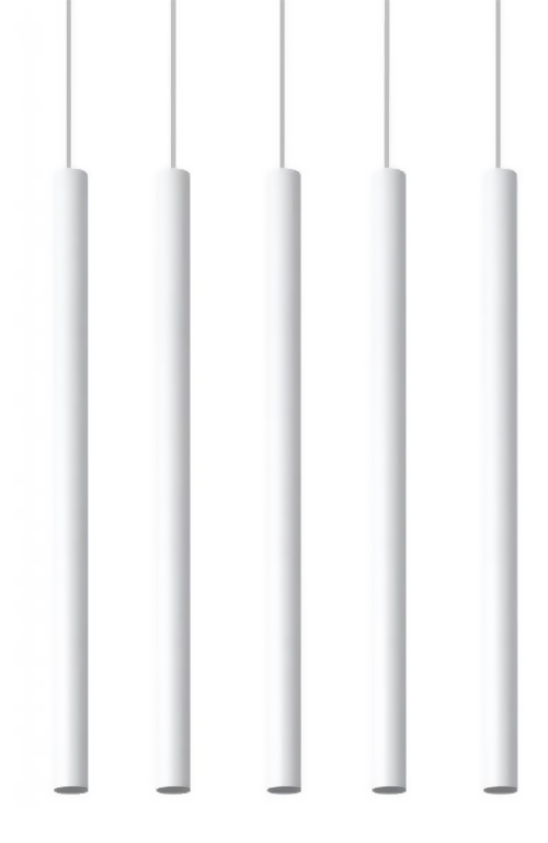 Lampa wisząca PASTELO 5 biała – grafika-1.