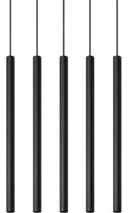 Lampa wisząca PASTELO 5 czarna – grafika-1.