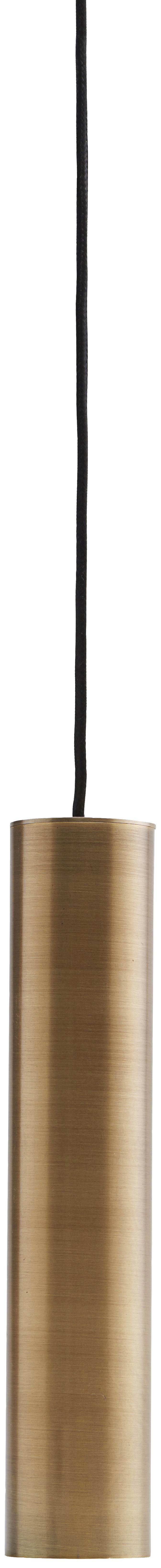 Lampa wisząca Pin ∅5x25 cm mosiężna – obraz-1