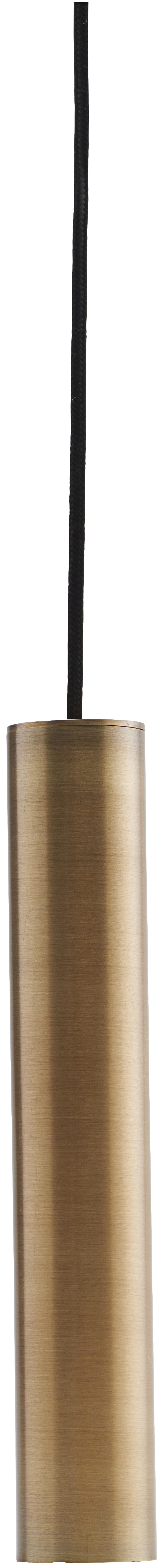 Lampa wisząca Pin ∅5x30 cm mosiężna – obraz-1