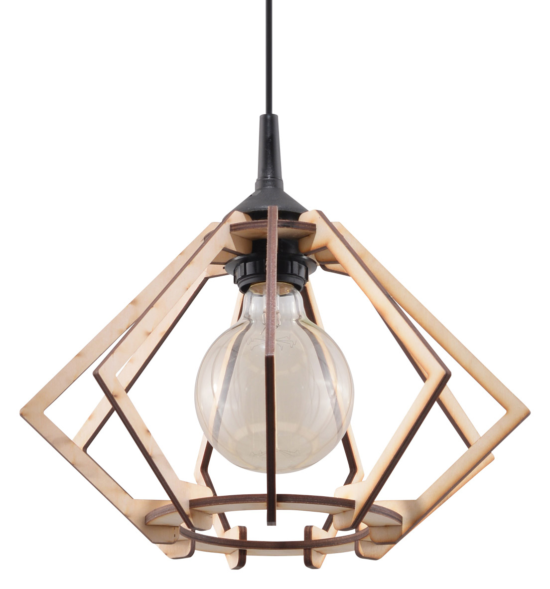 Lampa wisząca POMPELMO naturalne drewno – grafika-1.