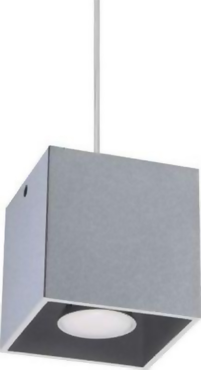 Lampa wisząca QUAD 1 szary – grafika-1.