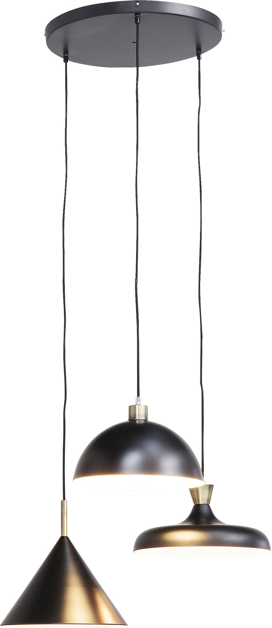 Lampa wisząca Quick Step Sprial 72x150 cm czarna – obraz-1