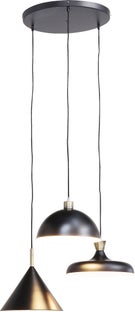 Lampa wisząca Quick Step Sprial 72x150 cm czarna – obraz-1