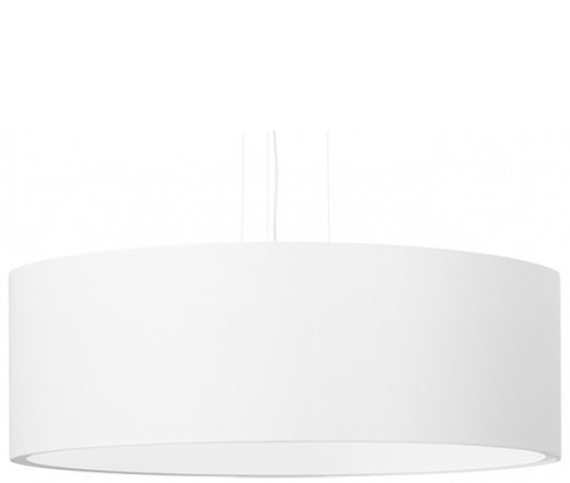 Lampa wisząca Rollo Ø45x106 cm biała – obraz-1