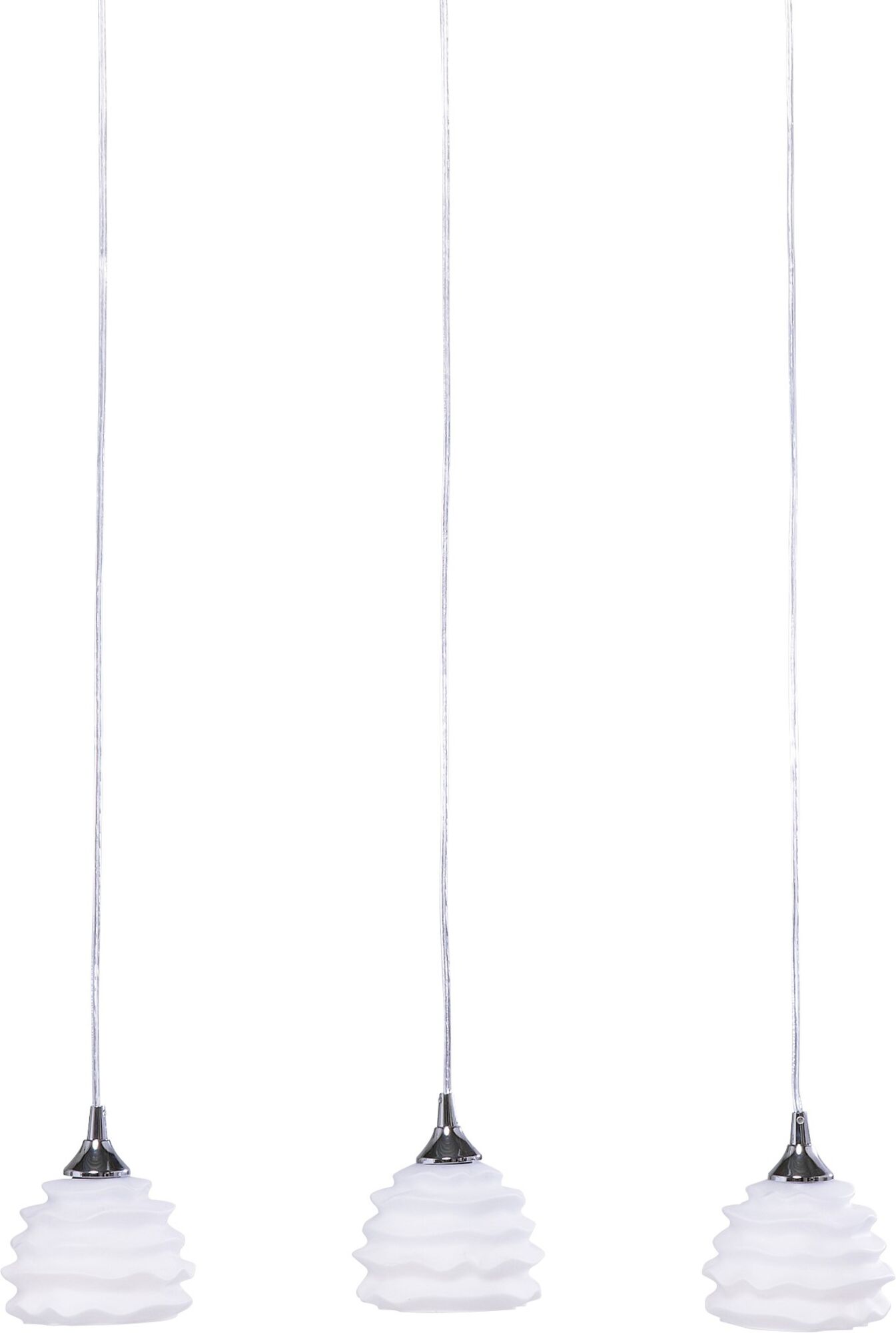 Lampa wisząca 3-punktowa biała 69x150 cm – obraz-1