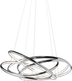 Lustra Saturn LED crome mare – imagine-1.